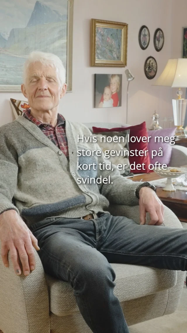 No way – du lurer ikke meg! 🛑🧐
Får du tilbud som lover raske penger og null risiko?
Stopp. Tenk. Sjekk. 🔑

🛡️ Beskytt deg mot investeringssvindel – vær kritisk og alltid undersøk nøye.
📍Lær mer på svindel.no